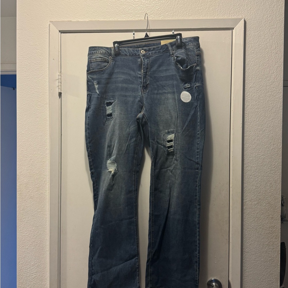 Faded Glory Ripped Denim Jeans